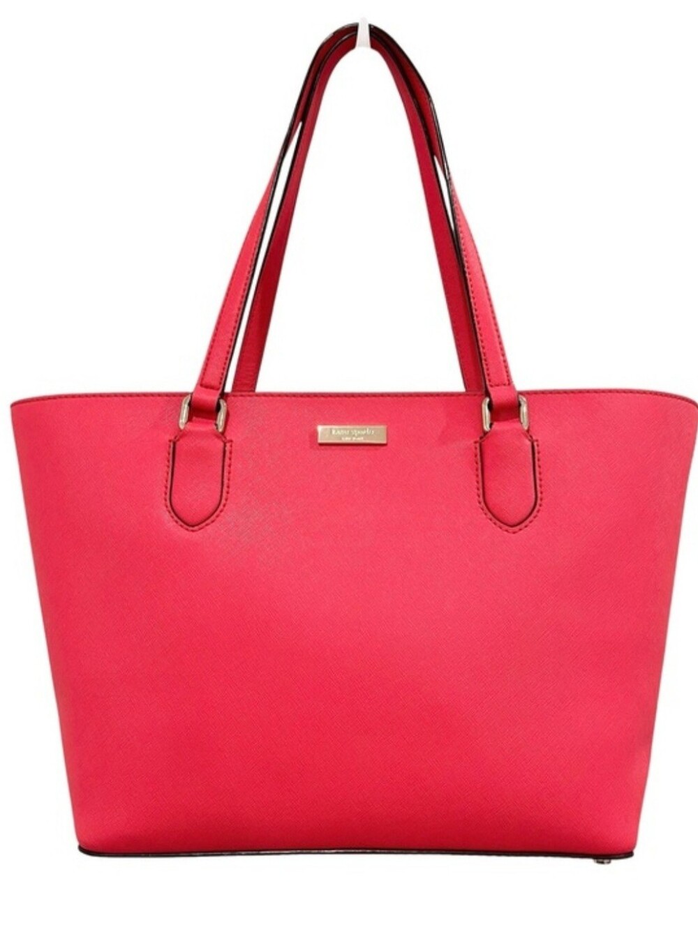 Kate Spade Hot Pink Leather Tote EUC
